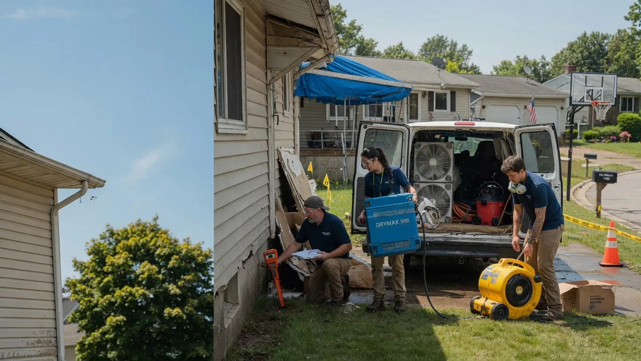 Ceiling Leak Cleanup in Union City, IN near me